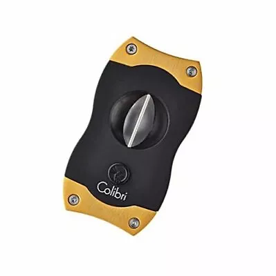$47.99 • Buy Colibri Cutter V-Cut Notch Cat Eye Black W/ Gold CU300T5 New In Box