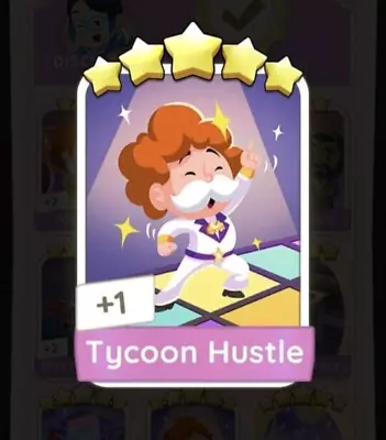 Monopoly Go 5 Star Card - Set 18 Tycoon Hustle 1x • $4.50