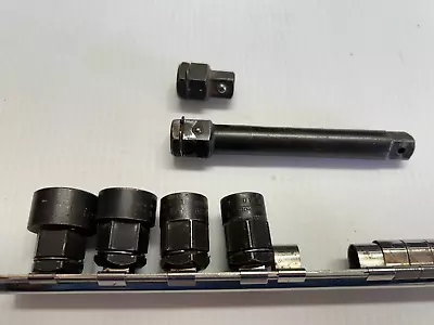 1964 Snap-on Tools USA 3/8  Drive Pass Thru 6pc.Socket Set- RARE • $38