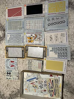 Lot 1/48 Decal Sheets Super Scale Microscale Usa Navy Marines F-102 14 Base B-24 • $25