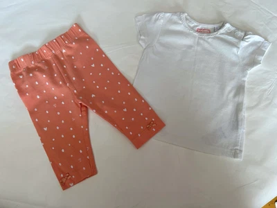 £2.30 • Buy Baby Girls 0-3 Months Leggings And Top Outfit