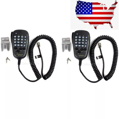 2Pcs MH-48 6Pin DTMF Microphone For Yaesu FT-1900R FT-1500M FT-2800M FT-7800R • $22.57