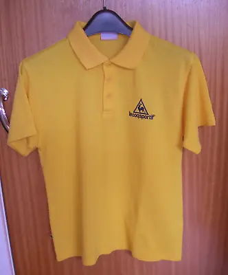 Youth’s Yellow Polo Shirt By Le Coq Sportif Chest 34” • £3.99