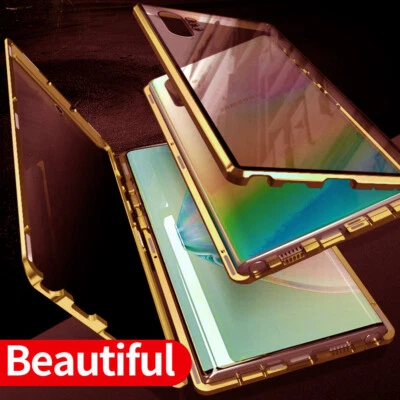 $21.55 • Buy For Samsung Galaxy Note 20 10 9 8 Magnetic Anti Spy Privacy 360 Protective Case