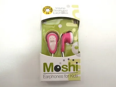 Moshi Volume Restricted Earphones For Kids Childrens 3+ Earbuds In Ear Phones • $28.46