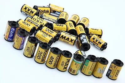 KODAK 35mm Metal Film Cassettes Used EMPTY Various Emulsions Lot Of 30 • $12.99