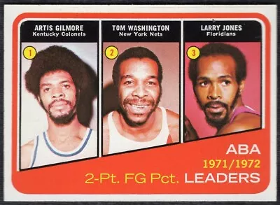 1972-73 Topps #260 ABA Leaders Artis Gilmore NM • $7.99