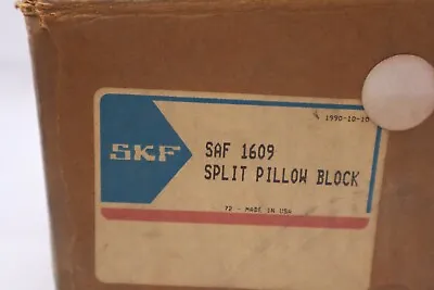 Saf 1609 - Skf - Split Pillow Blocks - Factory New! Stock B-735 • $460