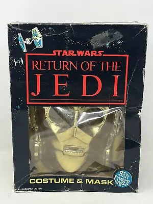 Star Wars Ben Cooper C-3PO Costume Return Of The Jedi Box Childs Large 12 - 14 • $40
