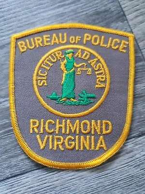 US Bureau Of Police Richmond Virginia Badge • $6.31