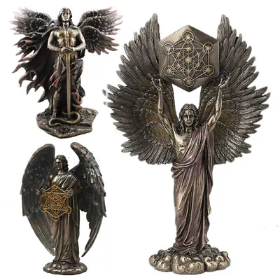 £15.50 • Buy Archangel Metatron Transformed Into Sculpture Resin Figurine Crafts Angel Statue