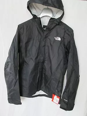 NWT Men's THE NORTH FACE Black VENTURE DRYVENT Rain Wind Vented Jacket Size S • $59.95