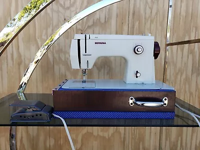 Bernina 817 Sewing Machine *WORKS GREAT*BUILT WOOD BASE • $230