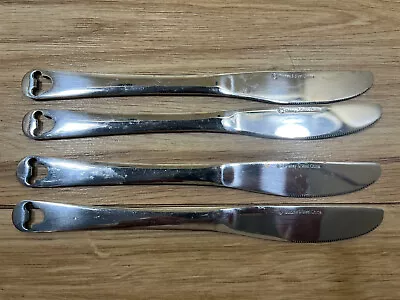 Lot Of 4 Dinner Knifes Disney Mickey Mouse Stainless Silverware Flatware Butter • $12.74