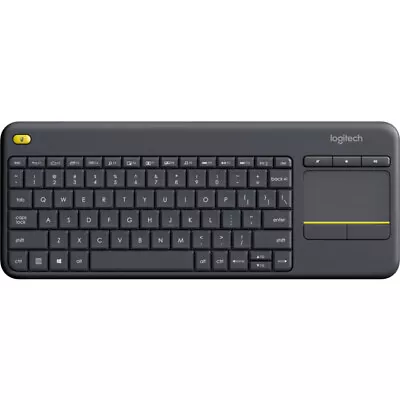 Logitech K400plus Wireless Touch Keyboard Black • $135.90