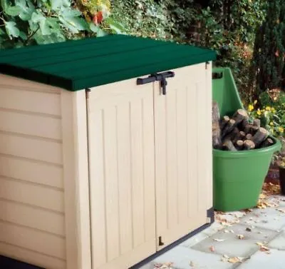 £199.95 • Buy Keter Store It Out Max Green Lid Plastic Garden Storage Shed 2 Year Guarantee