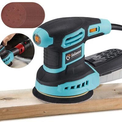 $35.99 • Buy Orbit Sander 6 Speeds 360W Kit With 15pcs Sandpaper Dust Collect Vacuum Adapt