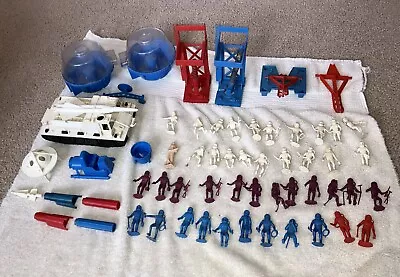 Rare Vintage 1960’s Multiple Toymakers Space Galaxy Playset Toys 43 Figures • $49.99