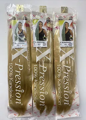 XPRESSION Hair Extension Braiding ULTRA BRAID Pre-stretched - Colour 613 • £4.99