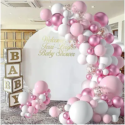 Balloon Arch Kit +Balloons Garland Birthday Wedding Party Baby Shower Decor UK 2 • £8.89