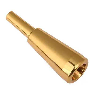 1.5C Size Trumpet Mouthpiece Brass Gold-plated Heavy Bullet Shape Musical  • $31.97