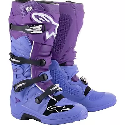 Alpinestars Tech 7 Boots - Double Purple/White - US Size 11 2012014-334-11 • $388.96