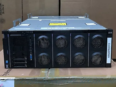 IBM X3850 X6 Server 4x Xeon E7-8880V2 1024GB DDR3 RAM 3x 300GB 10K 4x 1400W PSU • $2248