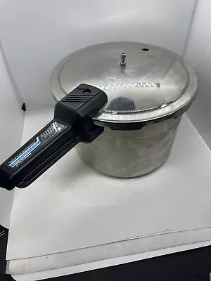 $32.99 • Buy PRESTO 6 Qt Stainless Steel Pressure Cooker Model # 0136001 W/ Lid 