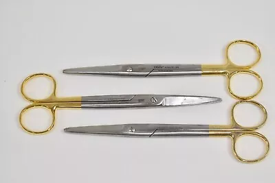 $140 • Buy V. Mueller SU1804 Mayo Dissecting Scissors, Straight, 6 3/4  LOT Of 3 - OR Grade