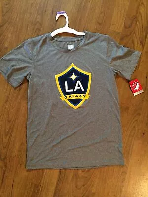 Boy's MLS Los Angeles Galaxy Soccer T-shirt -Gray XL(16/18) • £12.76