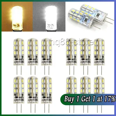 10/20pcs G4 LED Bulbs Capsule Bulbs Replace Halogen Bulb DC 12V SMD Light Lamp • £8.34