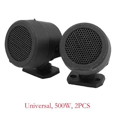 1 Pair 12V Car Loudspeaker 500W Tweeter Speakers Pre-wired   For Car • $12.67