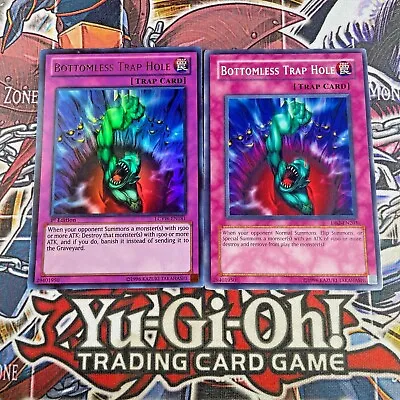 ***2x Bottomless Trap Hole 2x*** DB2-EN201/LCYW-EN181 | 1stEd/Unlim | YuGiOh! NM • $4.97