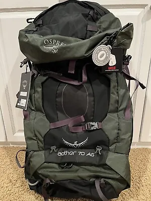 Osprey Aether 70 AG Backpack Hiking NWT - Small (retail $310) • $250