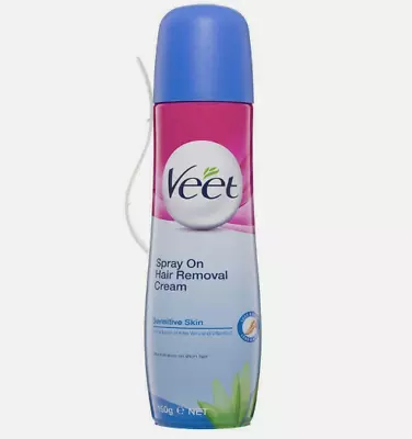 Veet Silk & Fresh Spray On Hair Removal Cream For Sensitive Skin 150g • $29.99