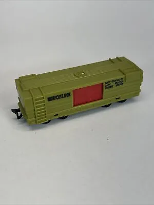 Mattel Vintage Hot Line Train Freight Crate Car Green USA 1971 Sizzler With Bag • $22.99