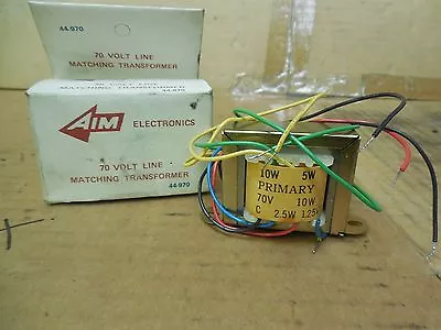 AIM Electronics Transformer 44-970 44970 70V Hi 10 Watt New • $8.25