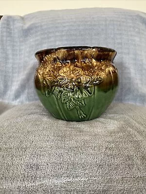 Vintage Large Roseville #421 Majolica Planter Jardiniere • $25