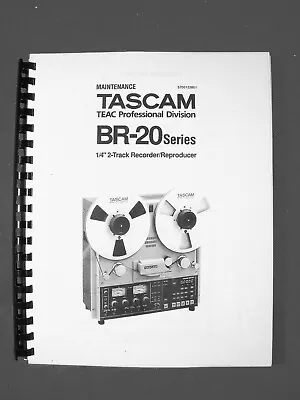 One New Copy Tascam Br-20  Reel To Reel Tape Deck Recorder Service Manual • $84.45