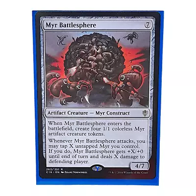 MTG Myr Battlesphere Card #263 Rare Commander 2016 Magic Gathering NM Near Mint • $2.79