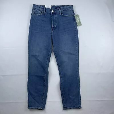 &Denim H&M Mom Jeans Women's Sz. 10 Blue Loose Fit Ultra High Waist ~27  Inseam • $19.99