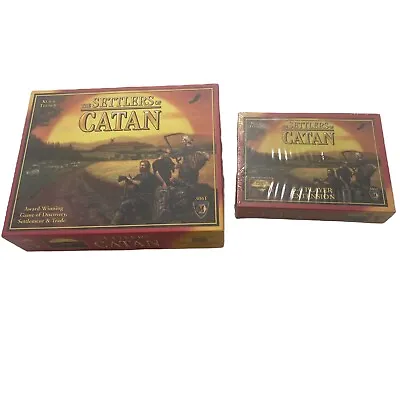 Settlers Of Catan Board Game 3061 2012 + 5-6 Player Expansion 3062 Mayfair Games • $53