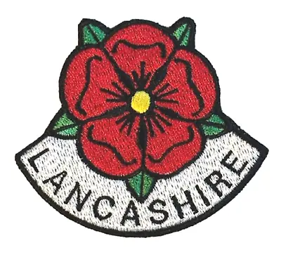 Lancashire Cut Out Rose Embroidered Sew On Or Iron On Patch (A) • £5.99