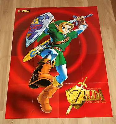 1999 The Legend Of Zelda Ocarina Of Time Rare XL Poster 116x84cm • $395.85