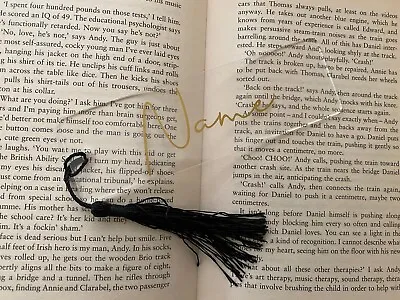 Personalised Clear Acrylic Bookmark - Great Gift Bookworm Book Lover • £3.99