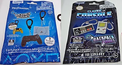 Nintendo And Sony PlayStation Backpack Buddies Replica Keychains - YOU CHOOSE! • $8.99