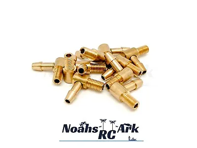 2 X M5 Brass Nozzle RC Boat Model Water Cooling 90 Degree Elbow Pair Bend Long • $13.55