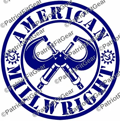 American MillwrightMillwrightCalipersMechanicMicrometersStickerVinyl Decal • $5.95
