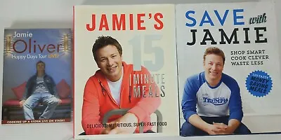 Jamie At Home Save With Jamie Hardcover Cookbooks & Happy Days DVD Jamie Oliver • $32