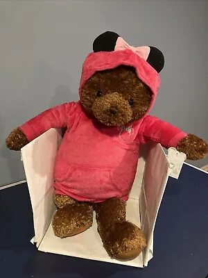 NEW Disney Minnie Mouse Toddler Girl 3T Plush Pink Hoodie Jumping Beans Shirt • $7.99